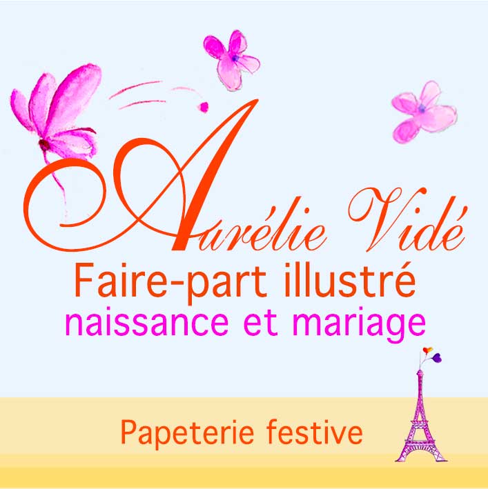 Aurélie Vidé faire-part